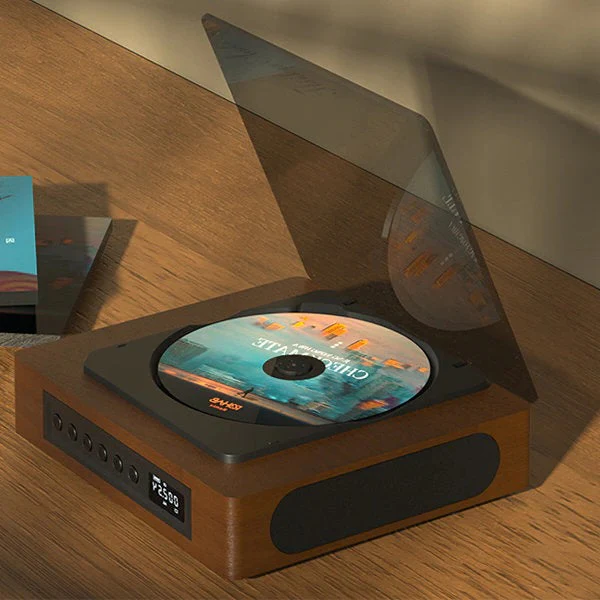 Bluetooth Retro CD Player with Type C Port - Image 3