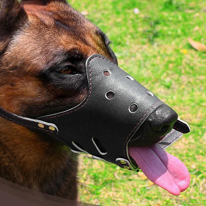 Breathable Dog Biting Muzzle Mouth Guard - Image 2
