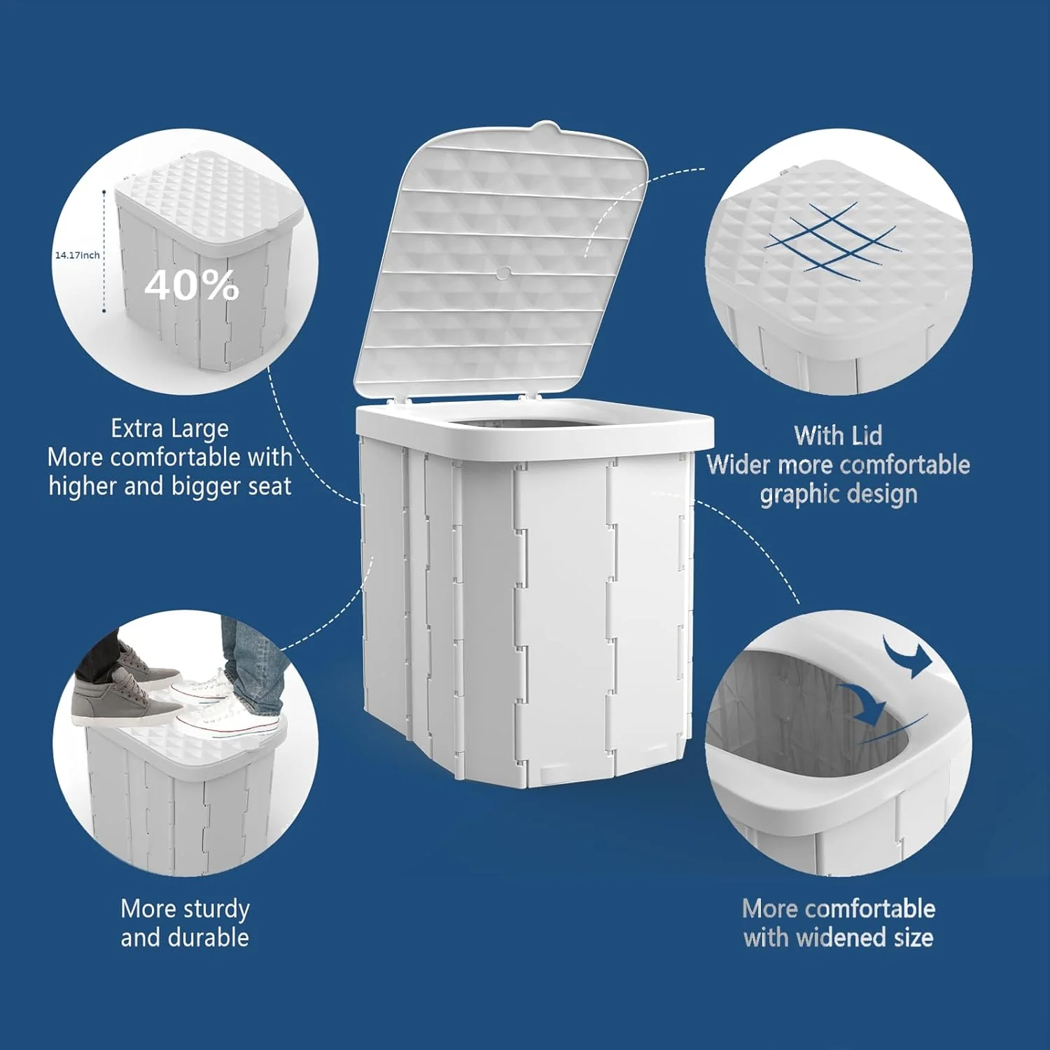 Camping Portable Toilet - Image 3
