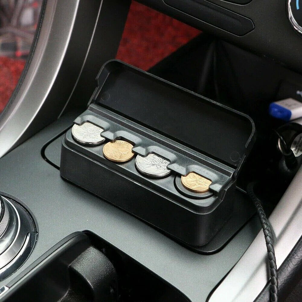 Car Coin Holder Easy Access Loose Change Storage - Image 3