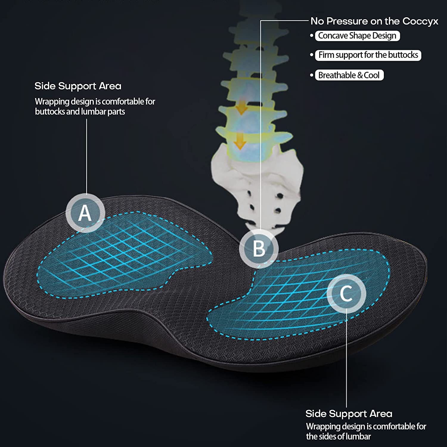 Car Seat Cushion for Shorter Drivers - Image 6