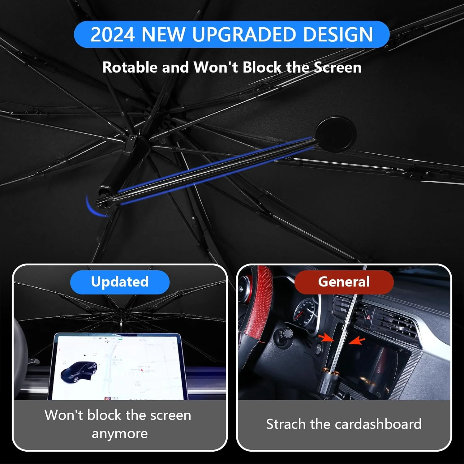 Car Windshield Sun Shade - Image 3