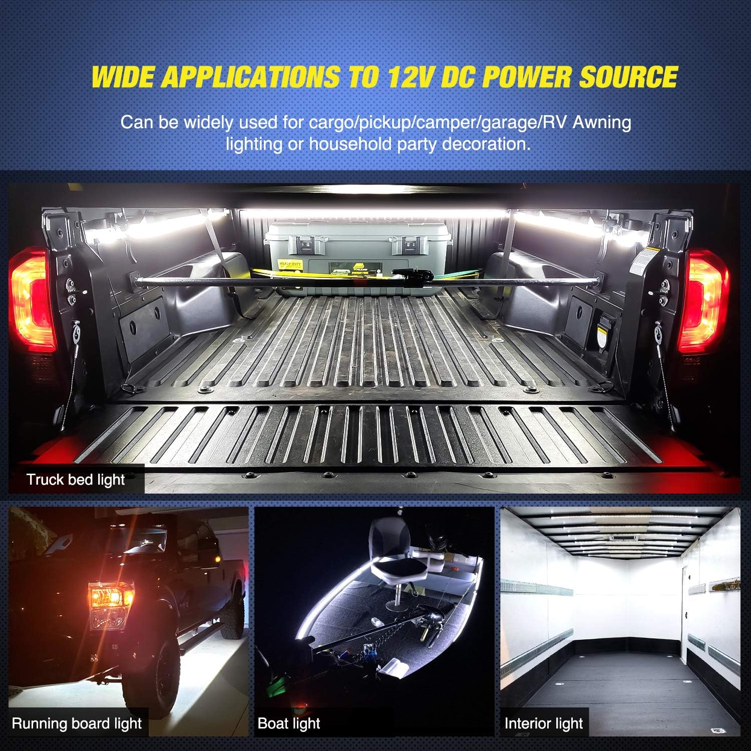 Cargo Pickup Truck Truck Bed Lights 60 Inch Bed Light Strip - Image 7