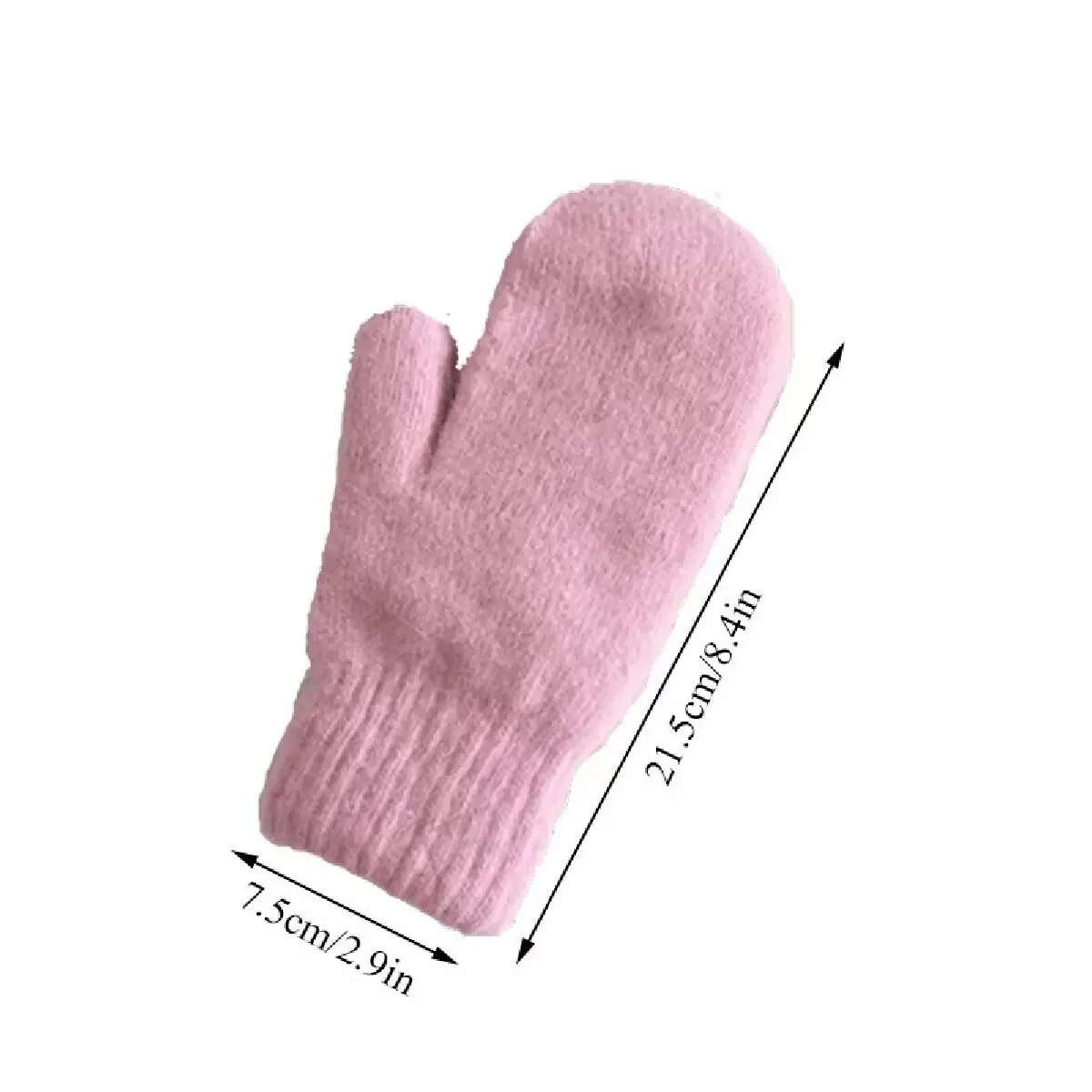 Cashmere Knit Mittens Winter for Women - Image 5