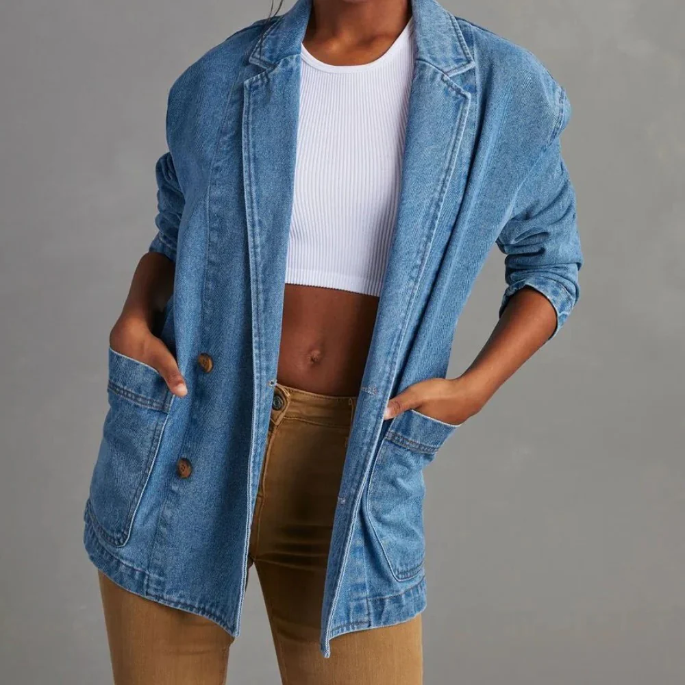 Casual and Stylish Denim Jacket For Women - Image 3