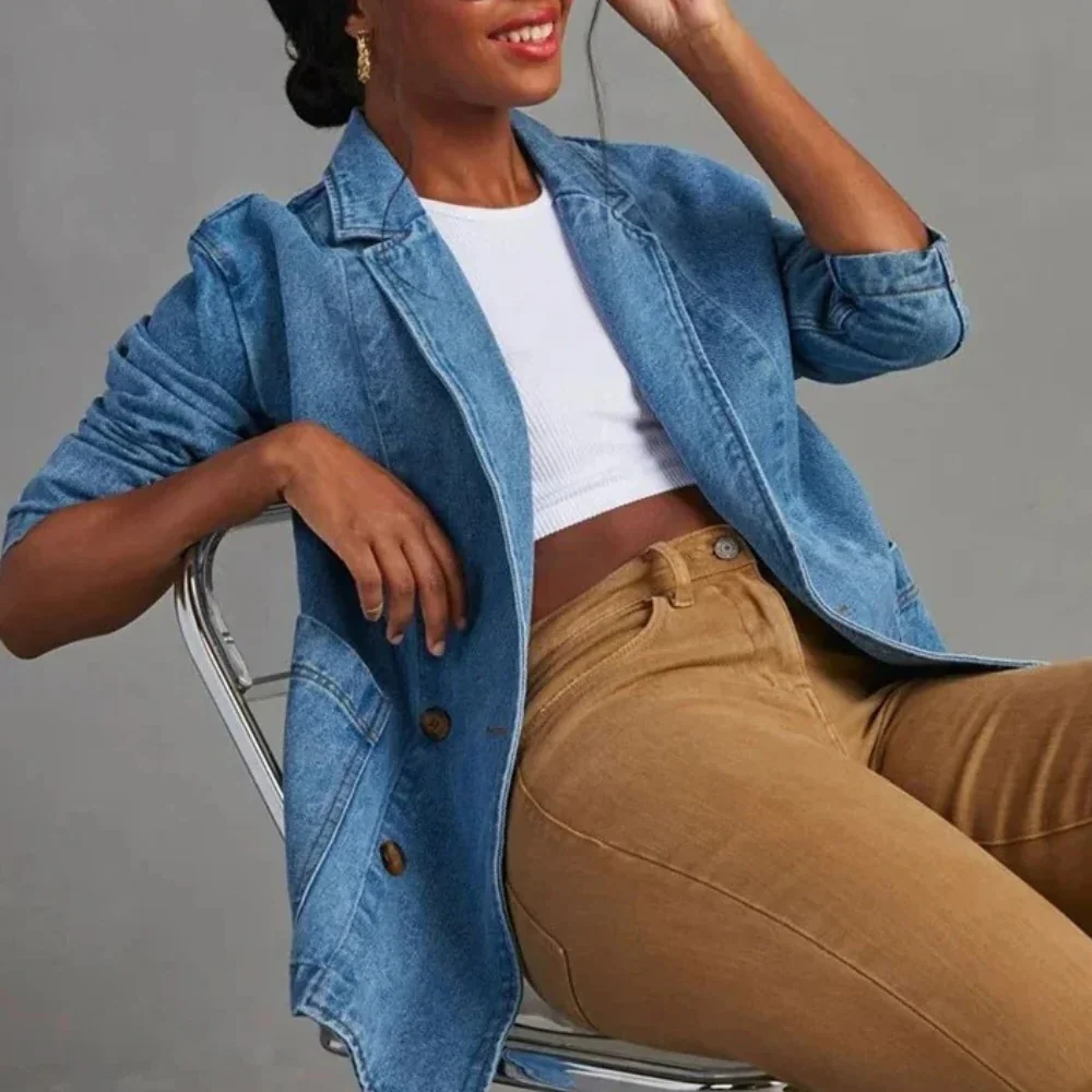 Casual and Stylish Denim Jacket For Women - Image 4