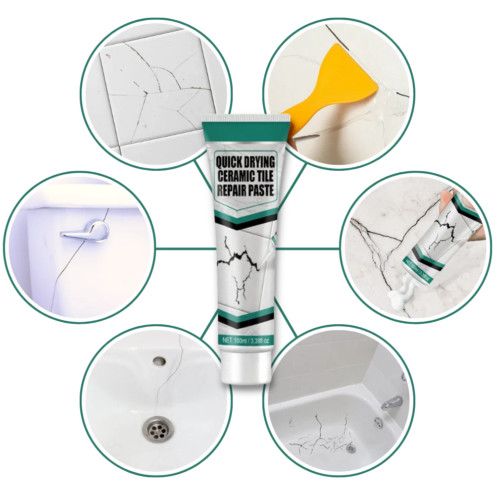 Ceramic Tile Repair Paste Kit for Cracks Chips and Surface Repair - Image 4