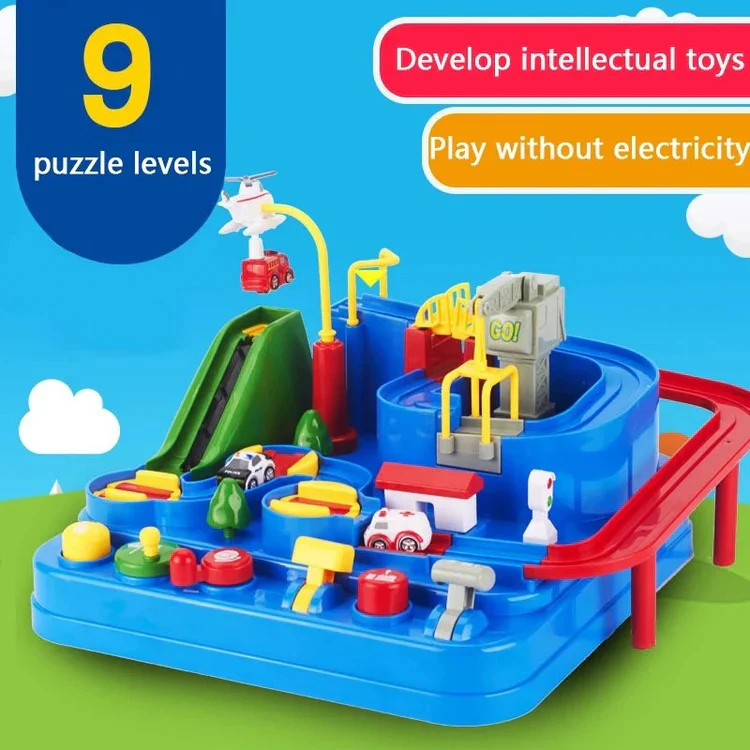 Children’s Mechanical Vehicle Track Game - Image 3