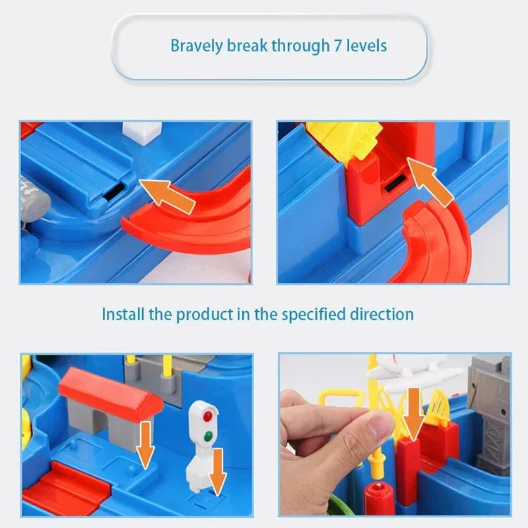Children’s Mechanical Vehicle Track Game - Image 4