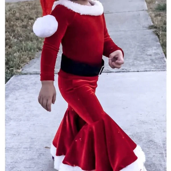Christmas Santa Claus Costume - Image 5