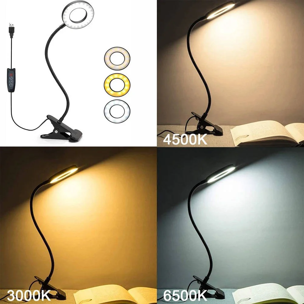 Clamp on Desk Lamp 360° Flexible Eye Friendly - Image 3