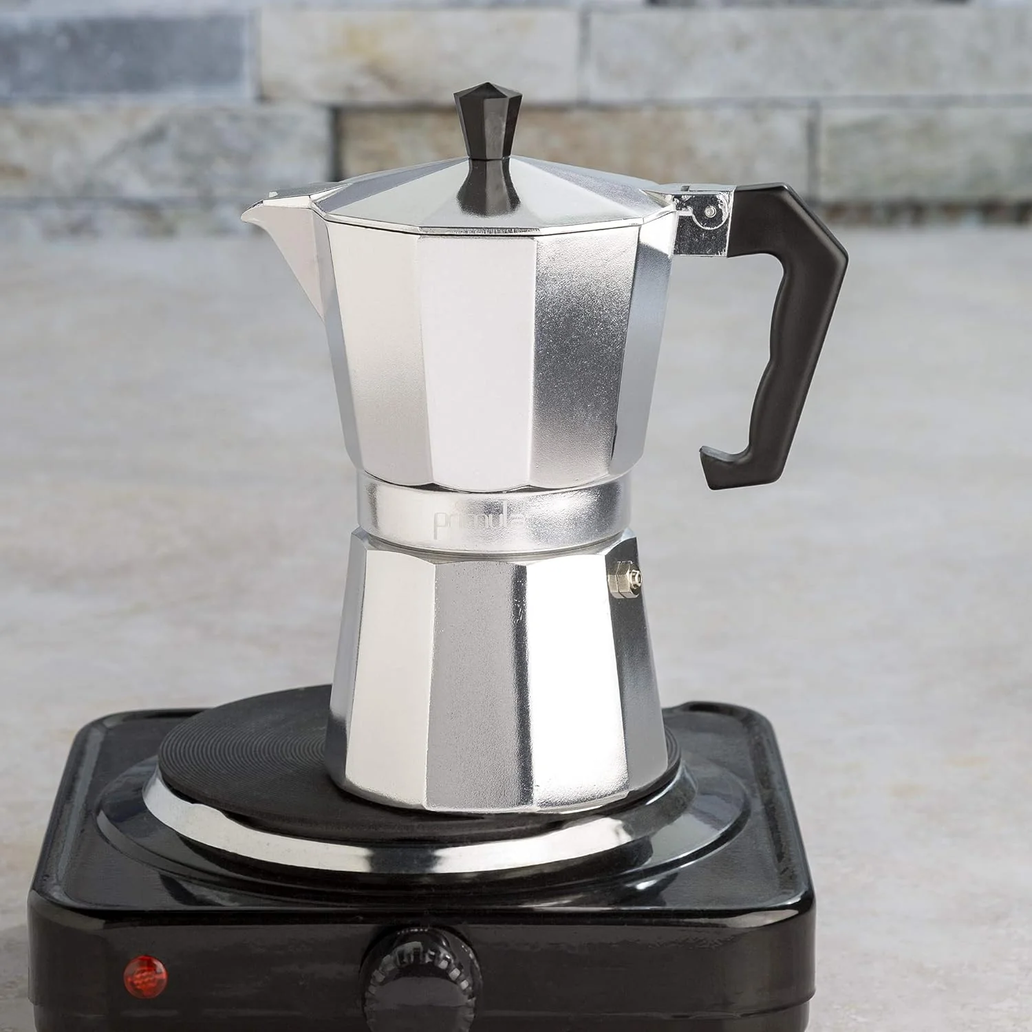 Classic Stovetop Espresso and Coffee Maker, Moka Pot for Italian and Cuban Café Brewing - Image 4