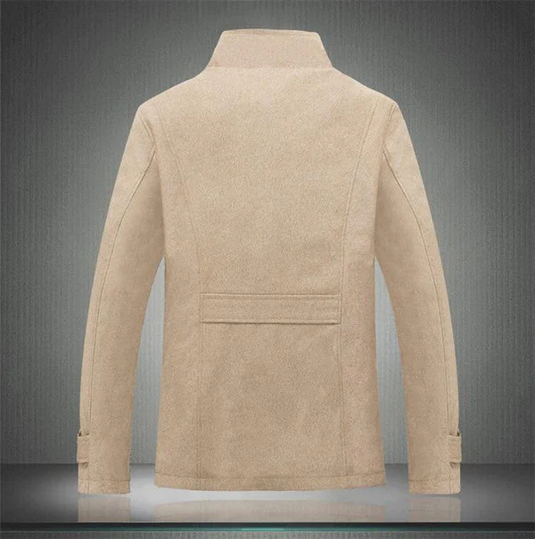 Classic Wool Trench Coat - Image 3
