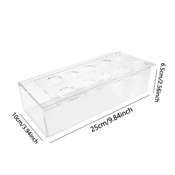 Clear Acrylic Flower Vase - Image 6