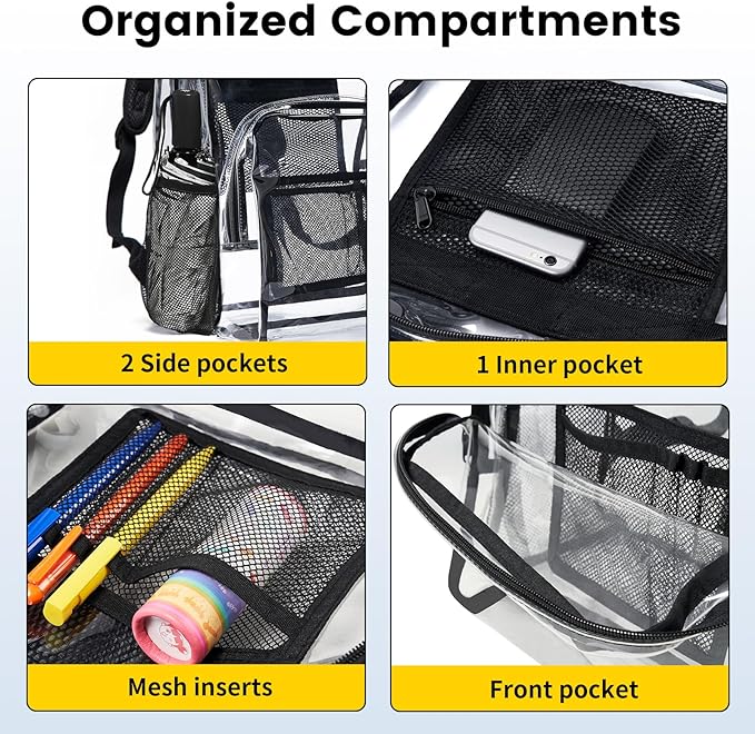 Clear Backpack Heavy Duty - Image 4