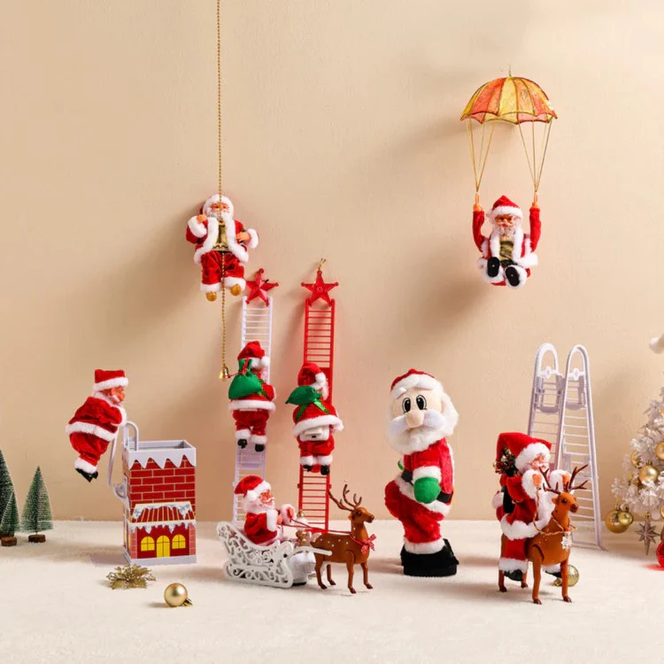 Climbing Santa Holiday Display Toy - Image 2