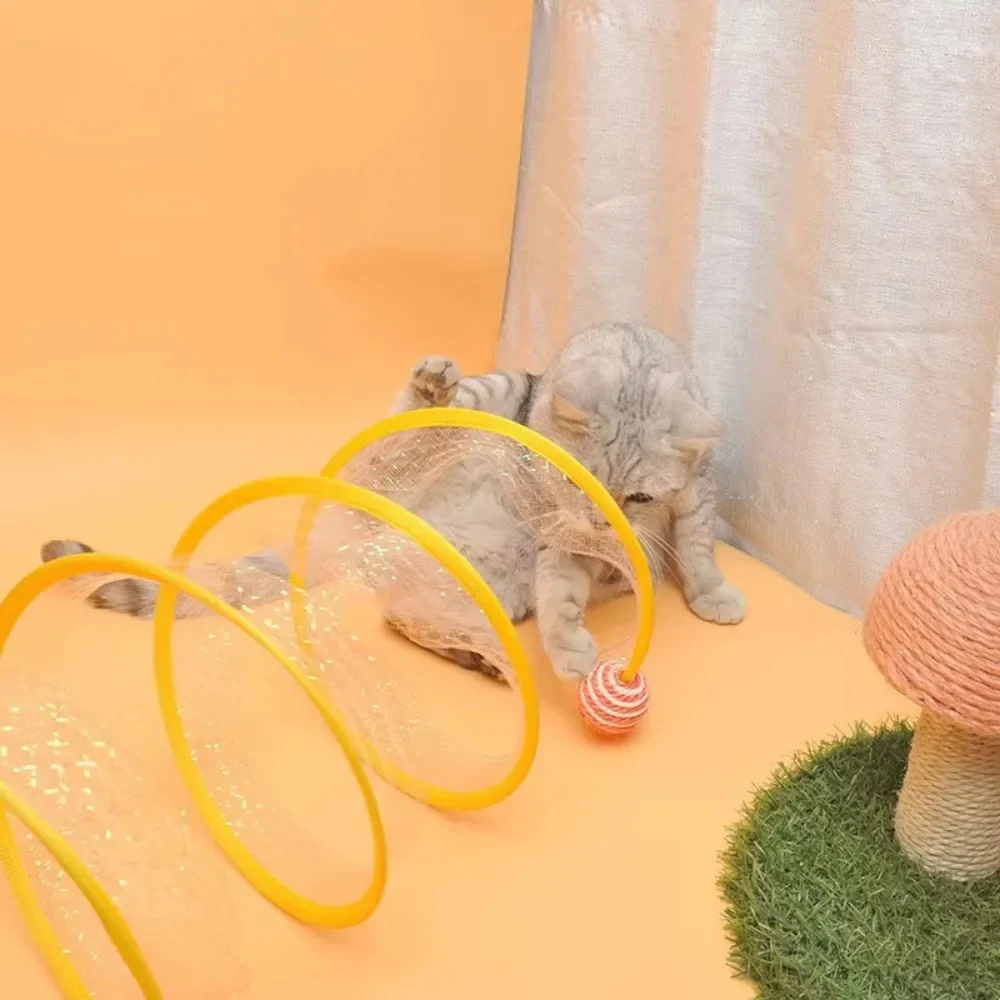 Collapsible S Type Interactive Cat Tunnel - Image 3