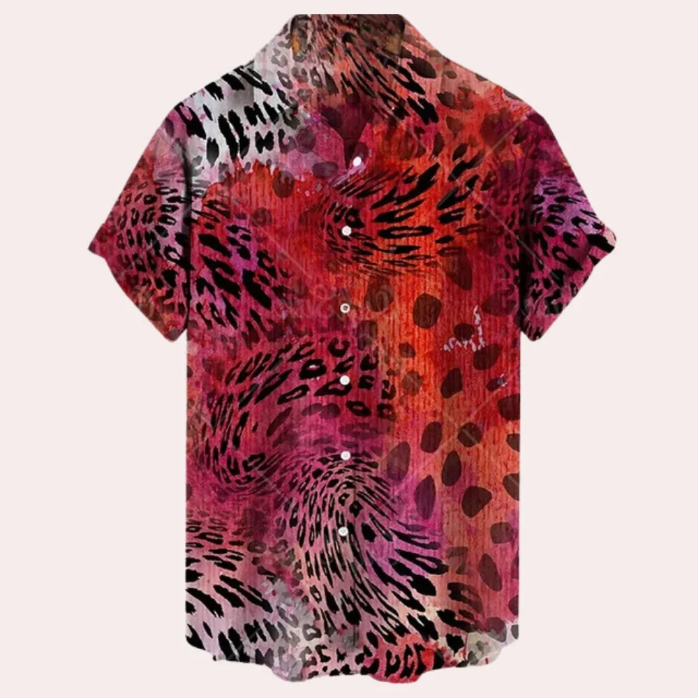 Comfortable Men's Shirt With Short Sleeves - Image 3