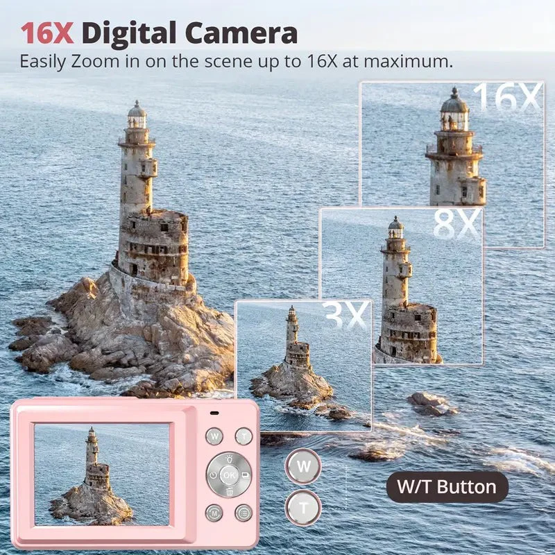 Compact Digital Camera with Retro Design - Image 7