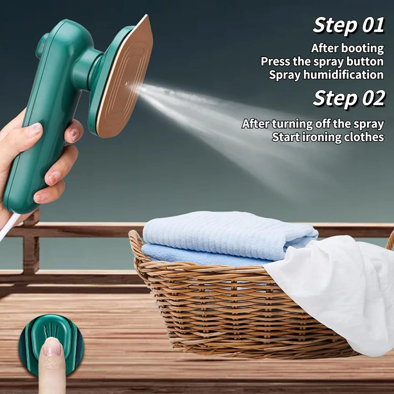 Compact Steam Iron - Image 2
