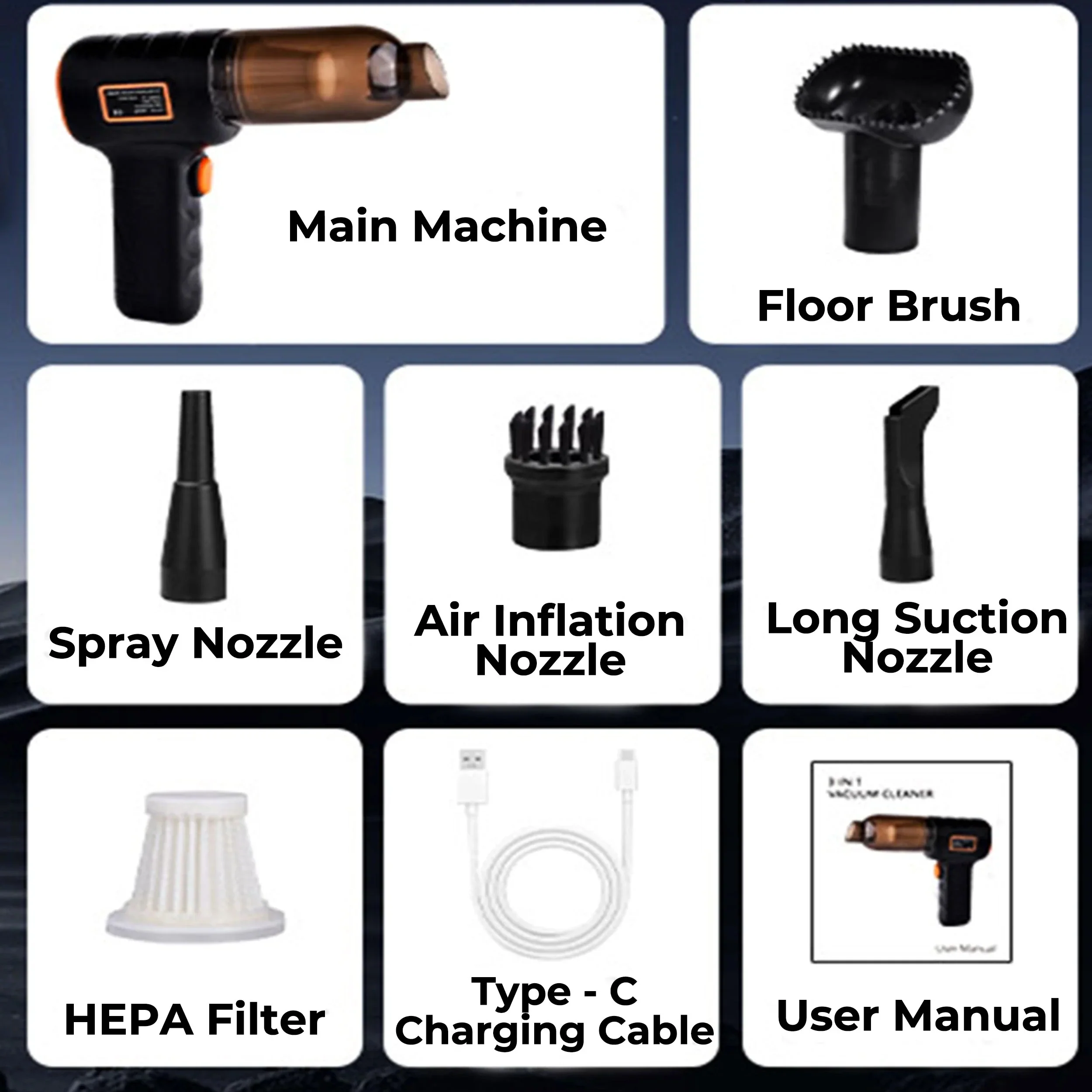 Cordless Car Vacuum Cleaner - Image 8