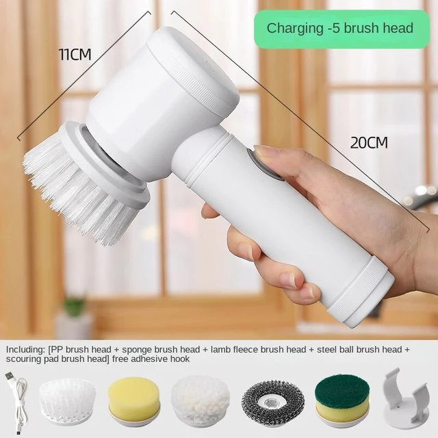Cordless Electric Cleaning Brush: Multifunctional For The Kitchen And Bathroom - Image 2
