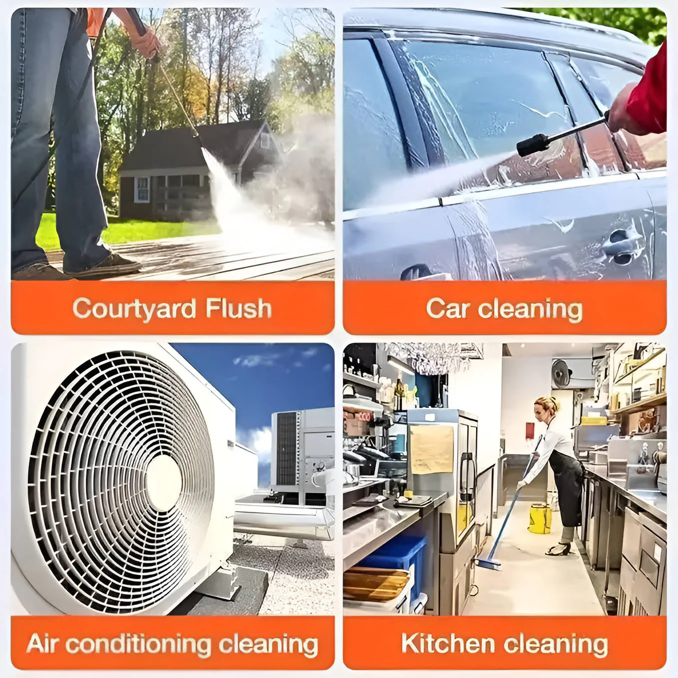 Cordless Portable High Pressure Spray Water Gun Set | Ideal for Cleaning Cars, Patios & Garden Furniture - Image 6