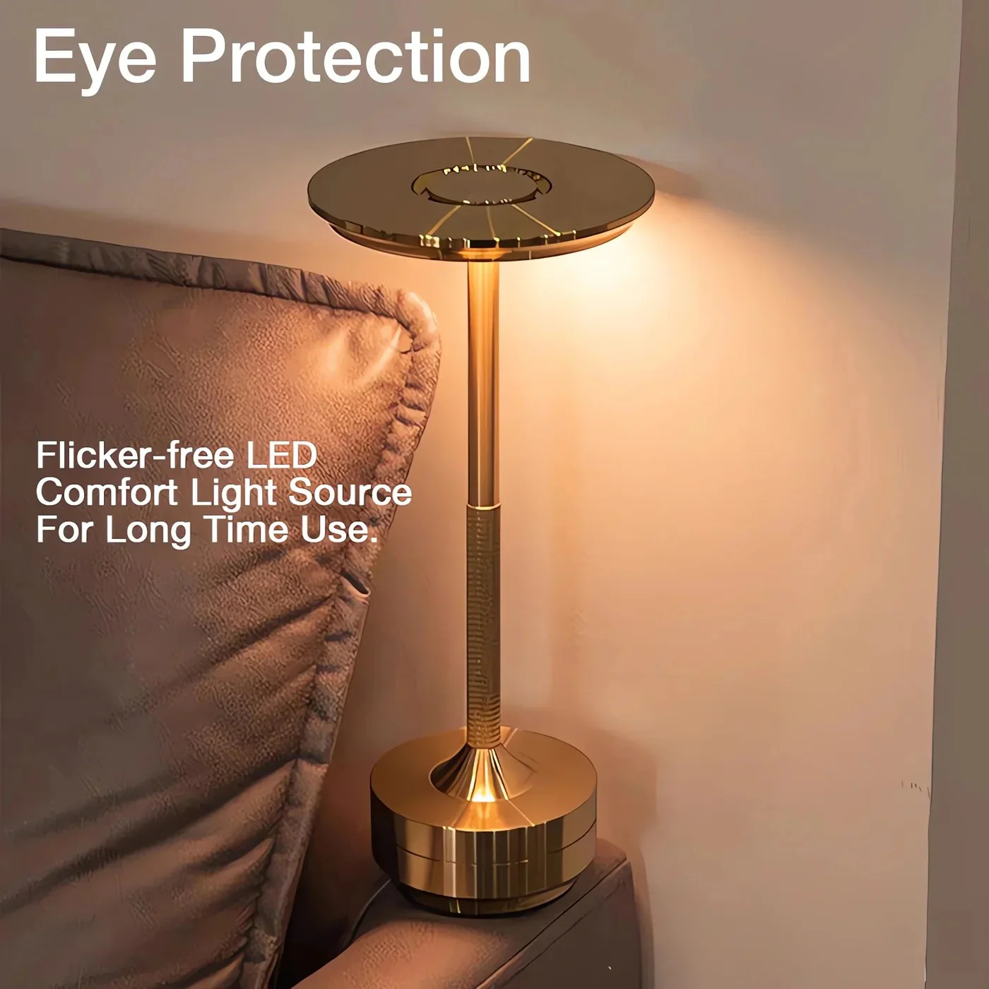 Cordless Table Lamp with Touch Control & Modern Nordic Design - Image 6