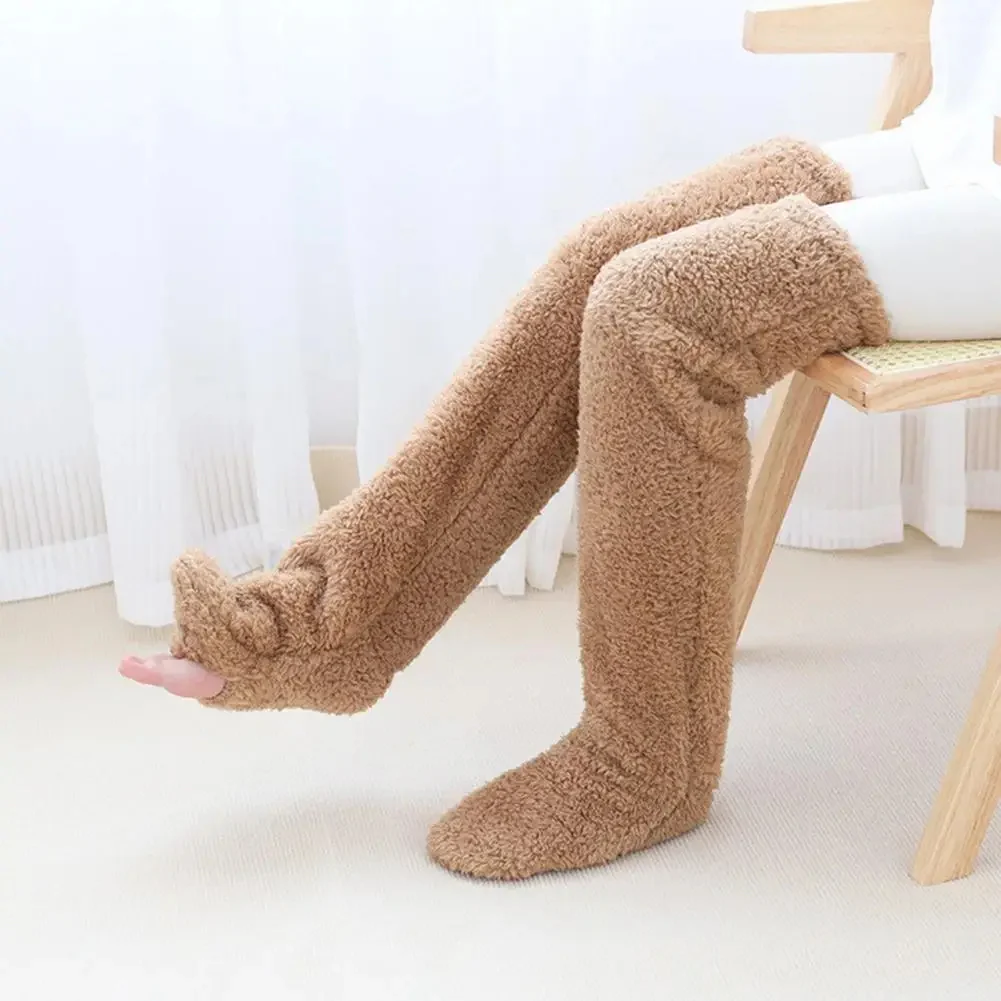 Cozy Fleece Winter Socks Long Warm Stockings - Image 2