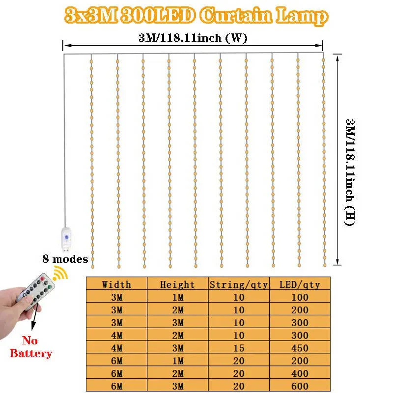 Curtain LED Lights - Image 13