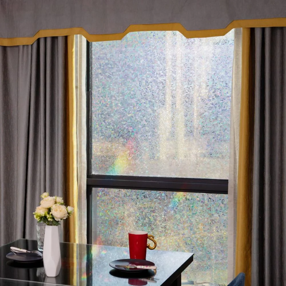 Decorative Rainbow Window Stained Glass Effect Privacy Film - Image 4