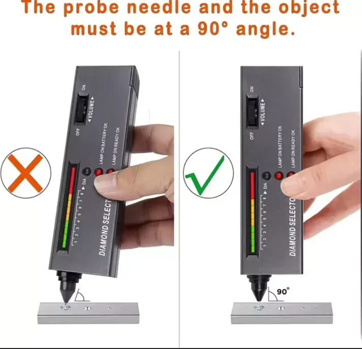 Diamond Tester - High Accuracy Jewelry Diamond Tester for Novice and Expert - Image 3