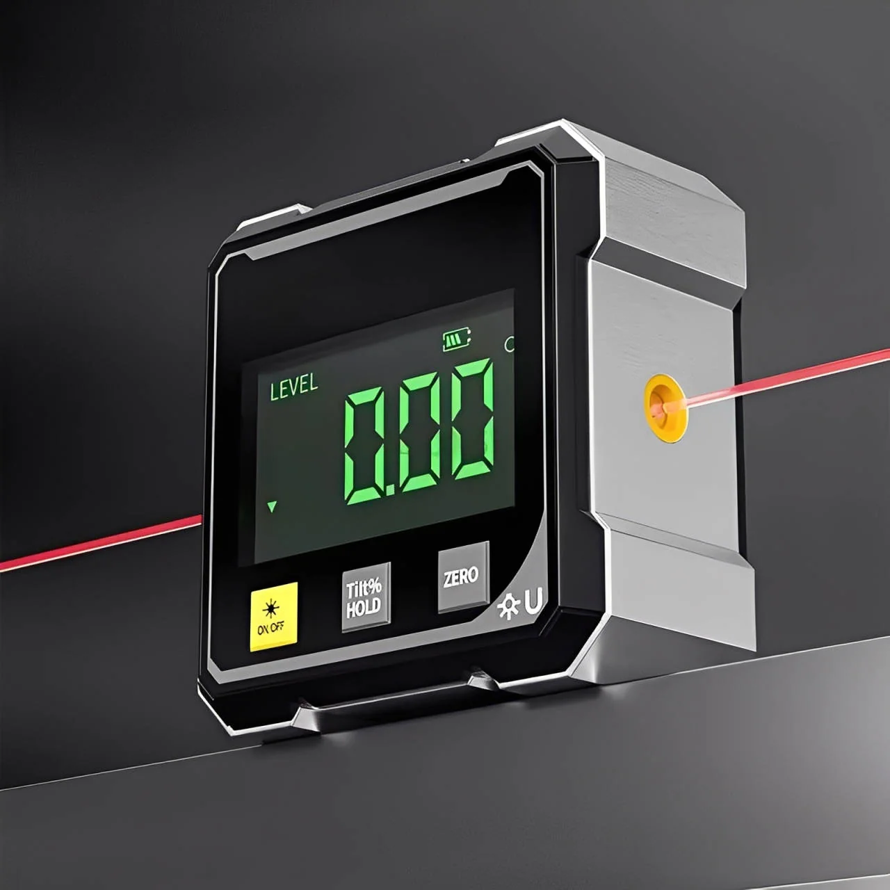 Digital Angle Gauge with Laser