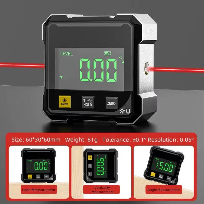 Digital Angle Gauge with Laser - Image 5
