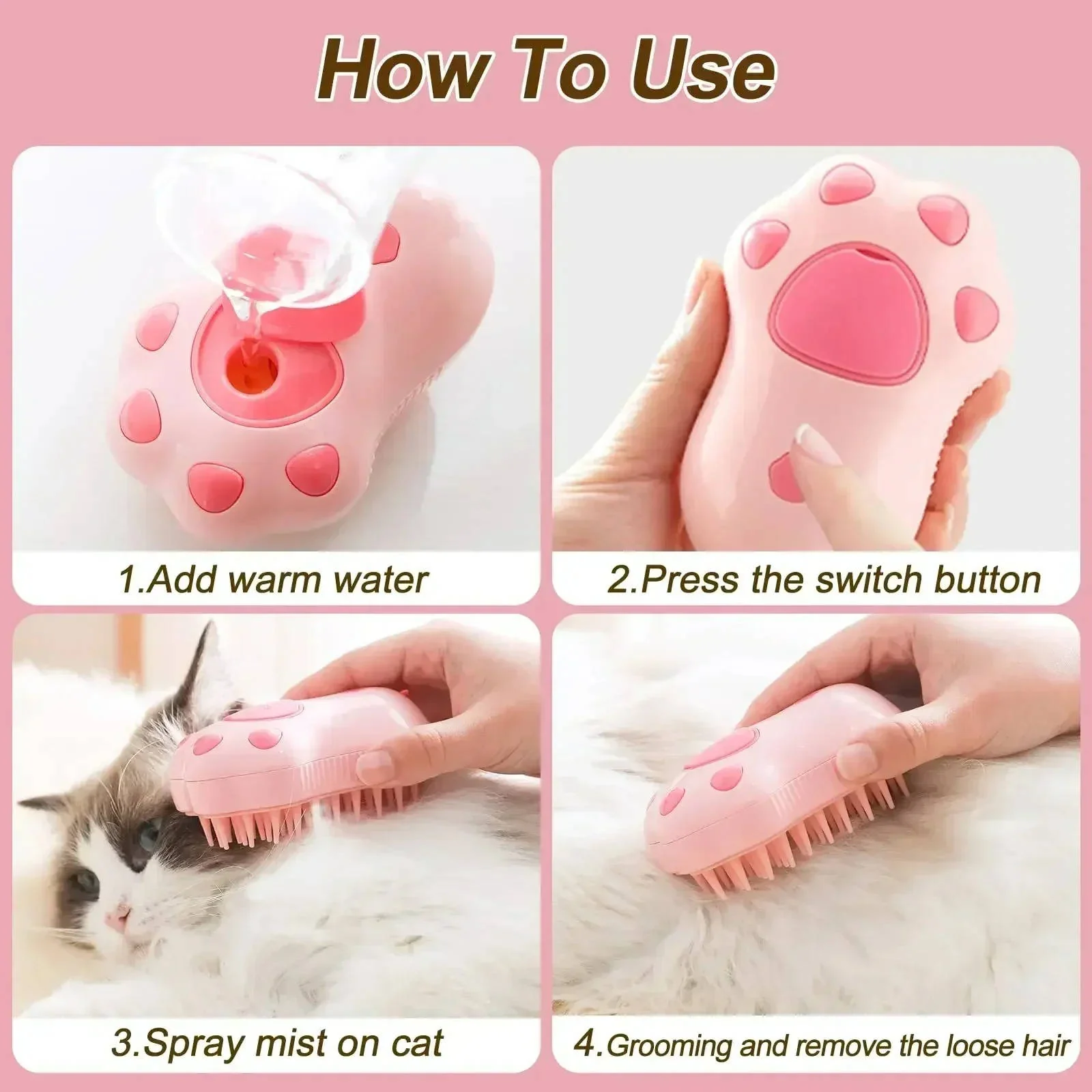 Dog Brush With Steam - Image 9