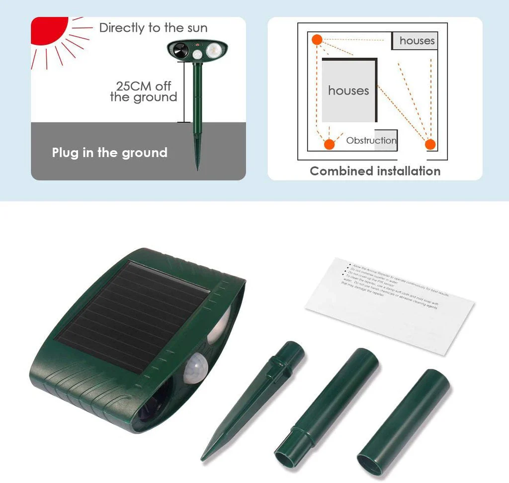 Dog Outdoor Solar Ultrasonic Repeller - Get Rid of Dogs in 48 Hours or It's FREE - Image 4