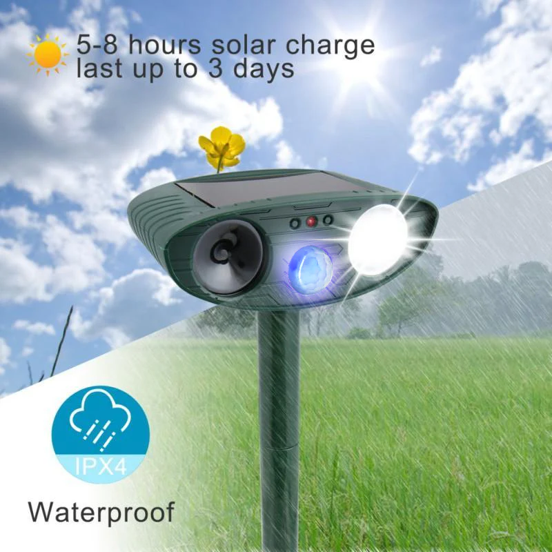 Dog Outdoor Solar Ultrasonic Repeller - Get Rid of Dogs in 48 Hours or It's FREE - Image 6