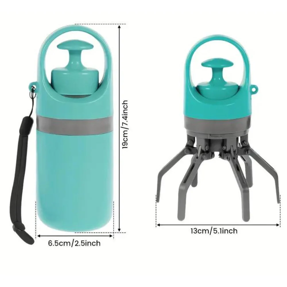 Dog Poop Picker Upper Claw with Garbage Bag Dispenser - Image 7
