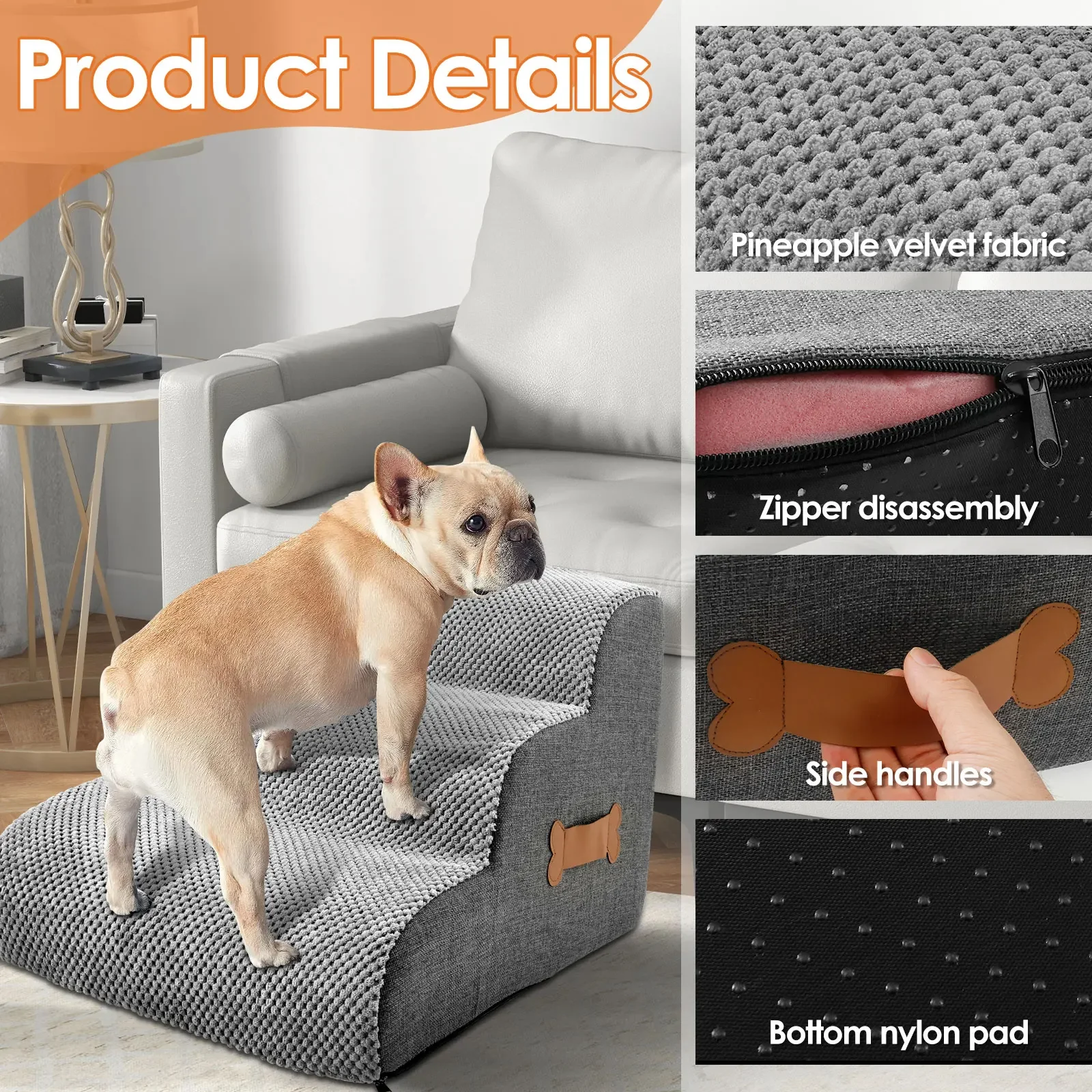 Dog Stairs for Bed - Image 4
