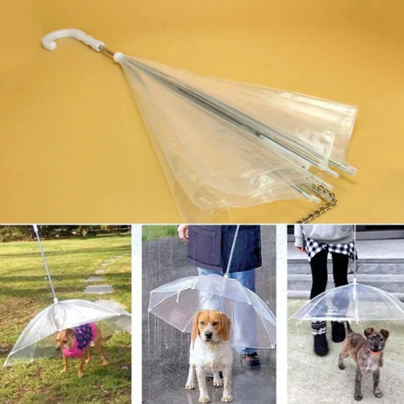 Dog Umbrella with Leash - Image 2