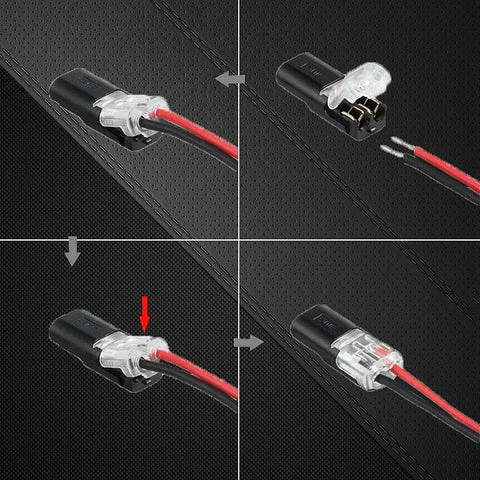 Double-wire Push-in Connector with Locking Buckle - Image 4