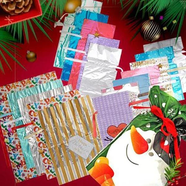 Drawstring Christmas Gift Bags 15 Sets - Image 4