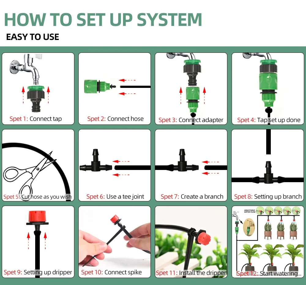 Drip Irrigation System With Automatic Timer - Image 9
