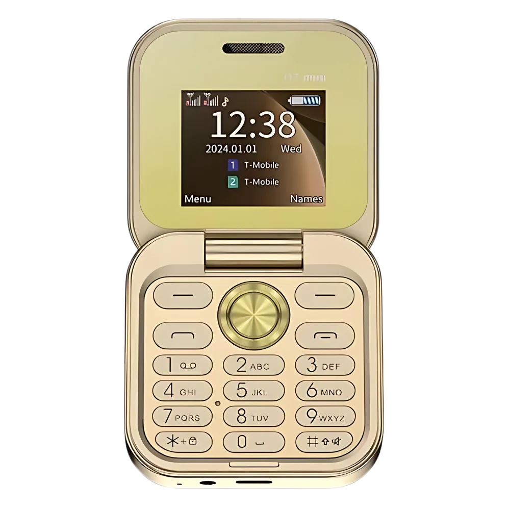Dual Sim Small Folding Cell Phone - Image 4