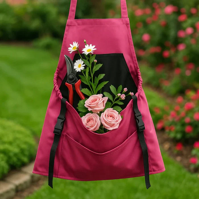 Durable Harvesting Apron With Drop-Release Pouch - Image 5