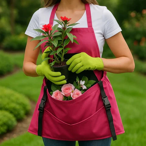 Durable Harvesting Apron With Drop-Release Pouch - Image 6