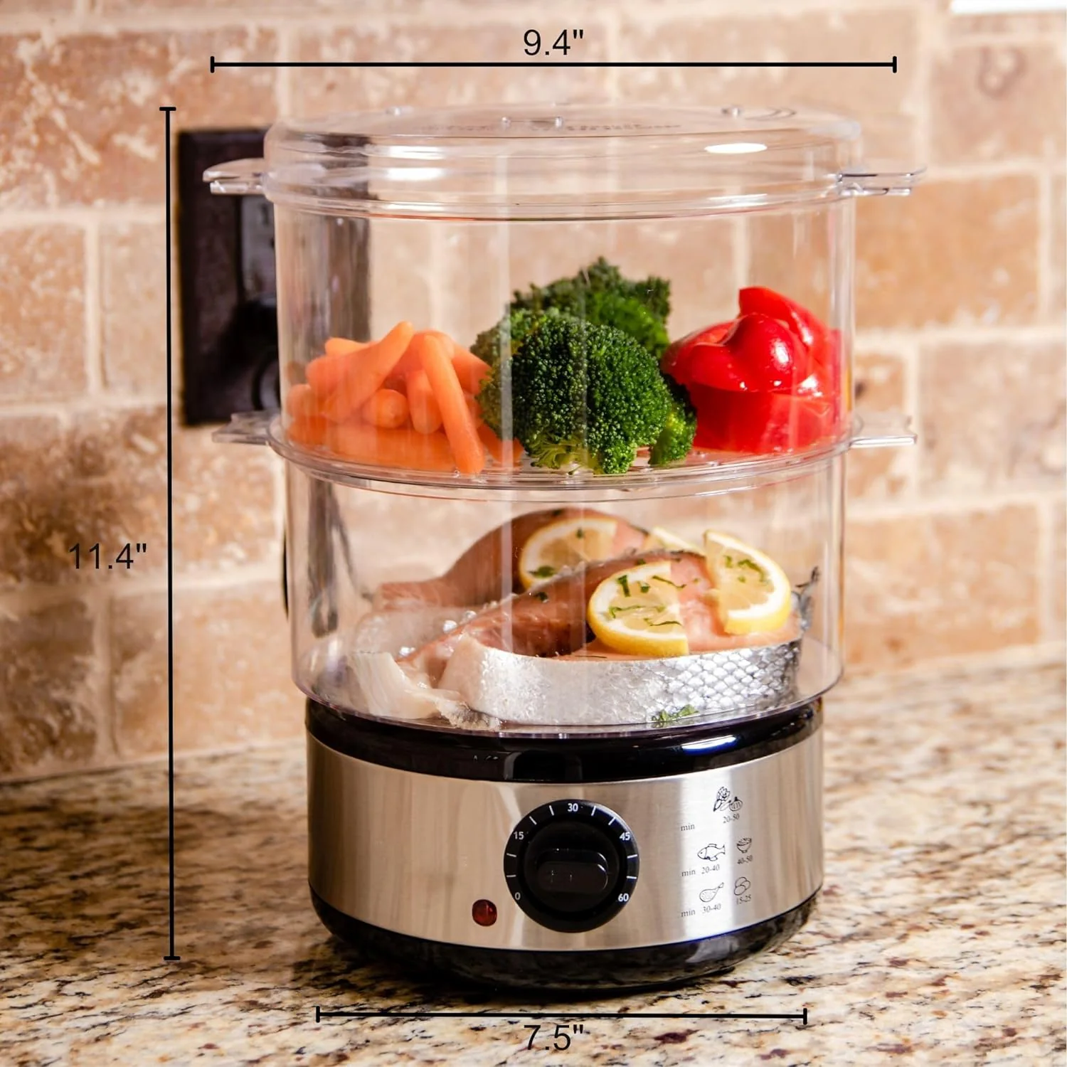 Electric Vegetable Steamer - Image 3