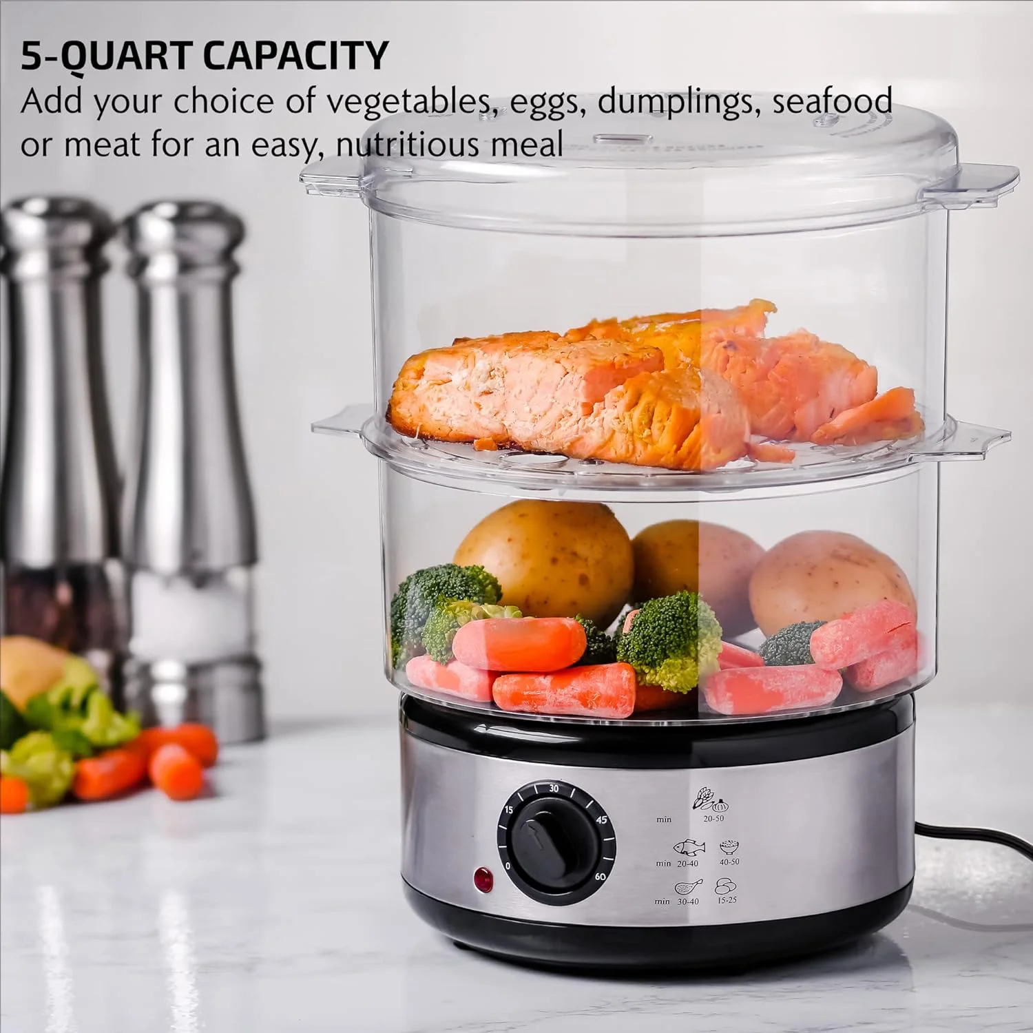 Electric Vegetable Steamer - Image 4