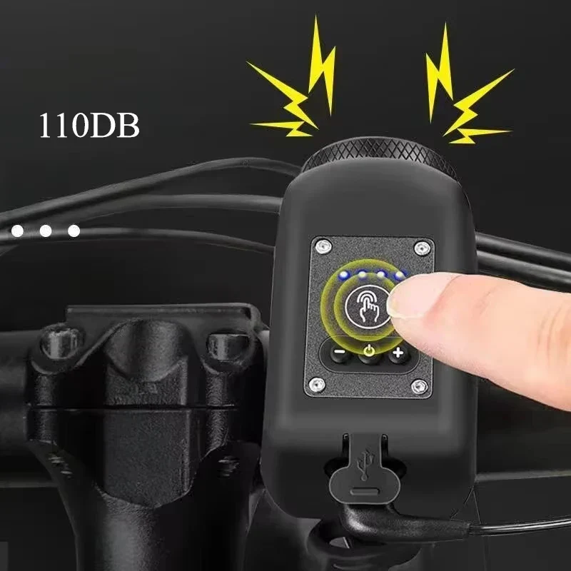 Electric Bike Horn and Front Light - Image 3