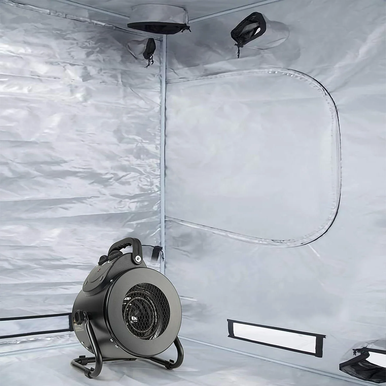 Electric Heater Fan for Greenhouse Grow Tent Workplace Fast Heating IPX4 - Image 7